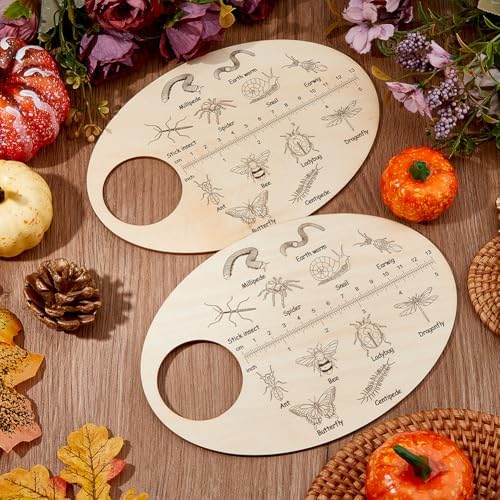 SUPERFINDINGS Insect Wooden Custom Insects Exploration Board Educational Learning Gift Learning Insect Plywood Insects ID Search Board Insect Iecognition Tools for Fields Forest Insect Lovers Gifts - Image 4