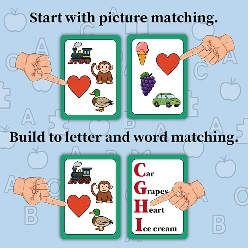 Montessori-Inspired Reading Matching Game for Ages 4-6 - Image 2