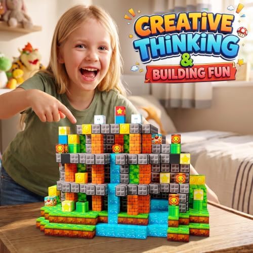 Magnetic Building Blocks STEM Toy Magnet Cubes for Kids 4-12 - Image 5