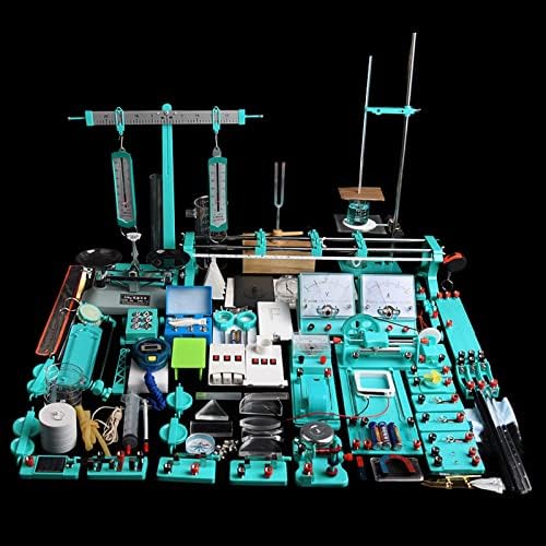 Physics Experiment Learning Starter Kit for Circuit Electromagnetic Optical Mechanics Acoustics Thermal Study for Elementary or Junior High School Students, A Full Set of Experimental Tools by Unknown