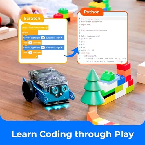 Makeblock mBot2 Coding Robot for Kids, Code Learning Support Scratch & Python Programming, Robotics Kit for Kids Ages 8-14 and up, Building STEM Robot Toys Gifts for Boys Girls (Pack of 2) - Image 2