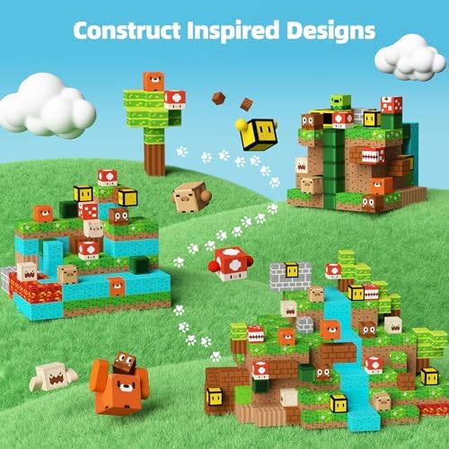 GobiDex 200PCS Magnetic Blocks Building Toys for 3+ Years Old Boys Girls - Image 2