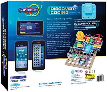Snap Circuits Elenco Discover Coding Toy for Kids Ages 8 and Up by SnapCircuits
