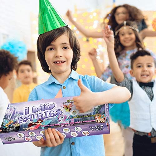 Gamerside Fairy Unicorn Digging Toys for Kids - Premium Excavation Kit,Magical Treasure Hunt Kit with 12 Set, Fairy Unicorn Toys for Girls Party Birthday Gift - Image 6