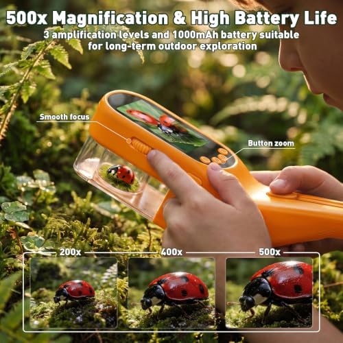 SEEKID Bug Catcher for Kids with 2.4" Screen (Yellow) - Image 6