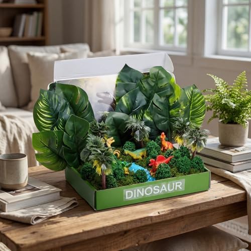 AmazingSpark 67 Pcs Dinosaur Diorama Box Kit Habitat Project Box - Image 5