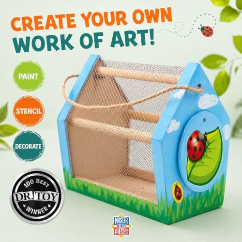 Works of Ahhh... Bug Habitat Wood Craft Kit - Paint Set, STEM Activity - Ages 4+ - Image 3