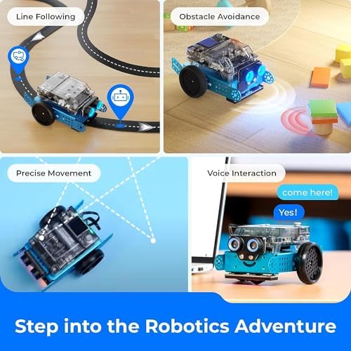 Makeblock mBot2 Coding Robot for Kids, Code Learning Support Scratch & Python Programming, Robotics Kit for Kids Ages 8-14 and up, Building STEM Robot Toys Gifts for Boys Girls (Pack of 2) - Image 4
