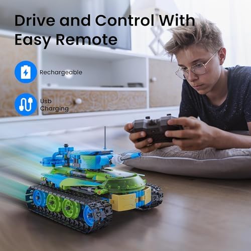 Sillbird Robot Car Building Kit with Remote Control STEM Gift for Boys 8-14 - Image 3