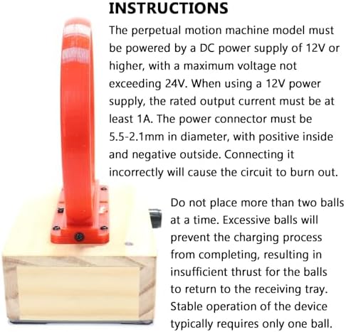 DIY Perpetual Motion Machine Model, Electromagnetic Cyclotron Scientific Experiment Equipment, Iron Ball Circular Motion Coil, Quick Response for Lab - Image 2