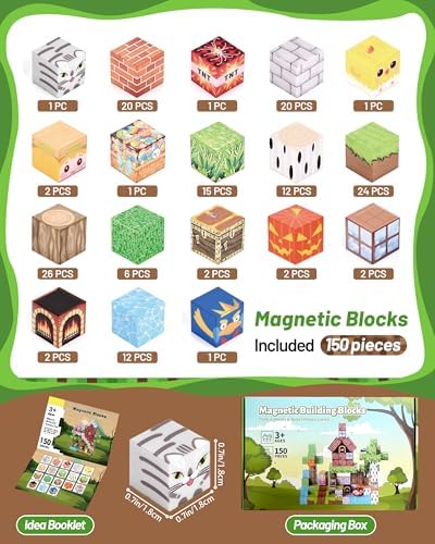 150PCS Magnetic Blocks STEM Building Toy Set for Kids & Teens Ages 3+ - Image 2