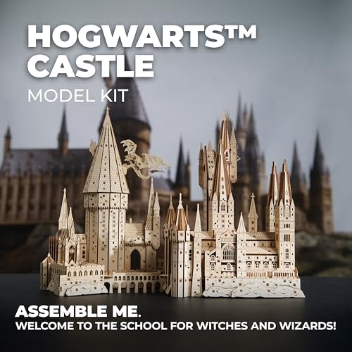 Ugears Harry Potter Hogwarts Castle 3D Wooden Puzzles for Adults - Harry Potter Castle Wooden Model Kits for Adults to Build, Mechanical Wood Puzzles Adult Building Sets, Hobby Kit, 3D Puzzle - Image 2