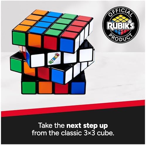 Rubik’s Cube, The Official 4x4 Rubik's Cube, Problem-Solving Brain Teaser, Classic Color-Matching Puzzle, Fidget Toy, Sensory Puzzle for Adults, Teens, Kids, for Ages 8 & Up - Image 2