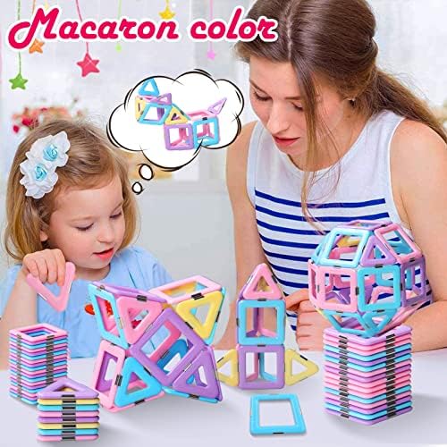 Tolnetr Magnetic Tiles Toys for 3 4 5 6 7 8+ Year Old Girls Boys Toddlers - Image 2