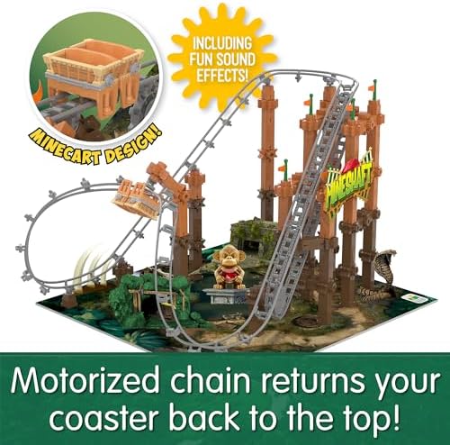 The Learning Journey International Techno Trax Mineshaft, Action Packed Roller Coaster Building Kit, STEM Gift for Boys and Girls Age 8+, 150+ pc Set - Image 3