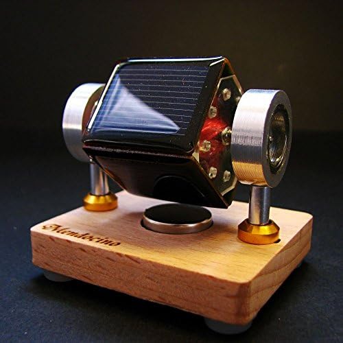 Tiny Mendocino Motor Magnetic Suspension Solar Toy Scientific Physics Toys by HandsMagic