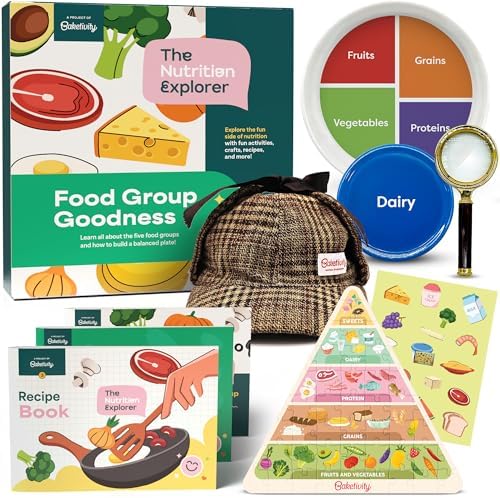 Baketivity Nutrition Explorer Kit STEM Learning Birthday Gifts for Kids by Baketivity