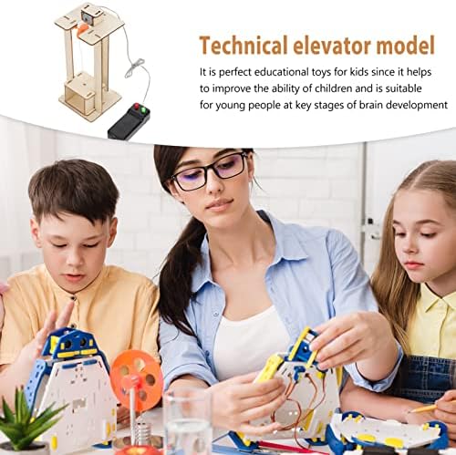 Wooden Elevator Kids Stem Projects for Kids Ages 8-12 Science Kits, DIY Model Building Kits for Age 12-14, Elevator Toy for 5-8 (Pack of 2) - Image 5