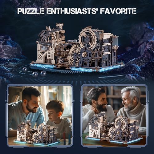 ROKR 3D Puzzles Marble Run Link Pack LG01(Connects Marble Night City and Spaceport) - Image 6