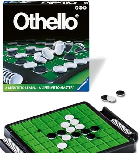 Ravensburger Othello - Classic Strategy Board Game for 2 Players - Easy to Learn, Hard to Master - Fast-Paced Family Fun - Ages 8+ by Unknown