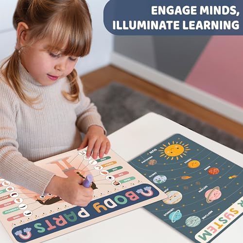 Jackinthebox Preschool Posters for Kids, Boho Classroom Wall Decor, Charts - Image 4
