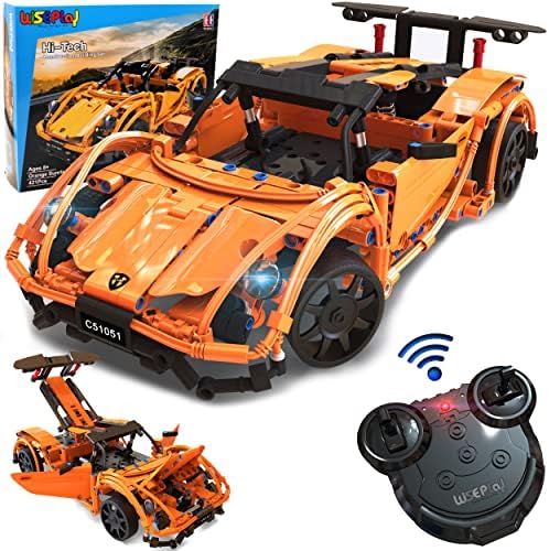 WISEPLAY STEAM Building Block RC Car Set 421 PCS - STEM Projects for Kids Ages 8-12 - Build Your Own RC Car by AsEinsteinsaidPlayisthehighestformofresearchBuildPlayGrow