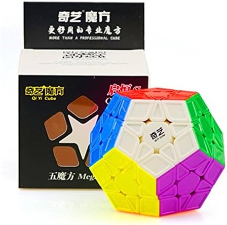 CuberSpeed Pentagonal Dodecahedron Megamin Sculpted Stickerless Magic Cube QiHeng S2 Stickerless Sculpted 12 Side Cube Dodecahedron Speed Cube - Image 6