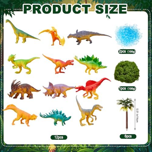 AmazingSpark 67 Pcs Dinosaur Diorama Box Kit Habitat Project Box - Image 3