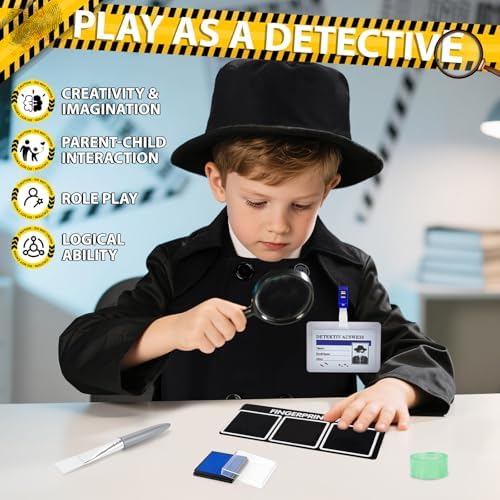 deAO Spy Kit for Kids, Detective Outfit with spy Gear for Boys and Girls - Image 2