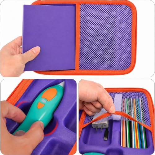 casmilee 3D Pen Case with 72 Refills for 3Doodler Start+ 2023/2024 - Image 5