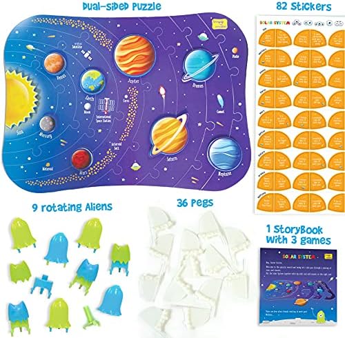 Imagimake Mapology - Solar System Jigsaw Puzzle for Kids Ages 4+ - Image 3