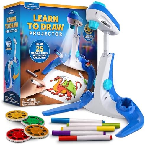 Blue Marble Learn to Draw Projector for Kids with Tracing Images by BlueMarbleToys