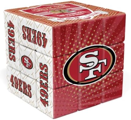 Party Animal NFL Football Speed Cube Puzzle, San Francisco 49ers by PartyAnimalInc