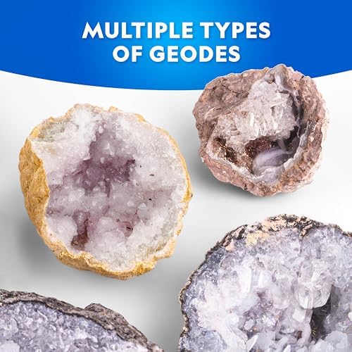 National Geographic Break Open 4 Geodes Earth Science Kit for Kids - Image 4