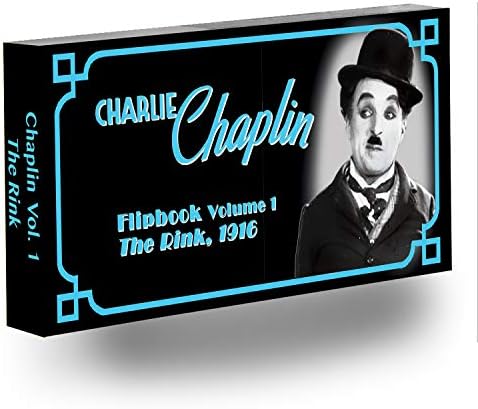 Charlie Chaplin Flipbook for Movie Lovers, Animation Flip Book Keepsake by Fliptomania
