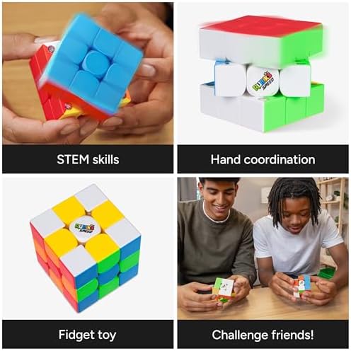 Rubik's Cube 3x3 Magnetic Speed Puzzle Cube & Brain Teaser Fidget Toy - Image 6