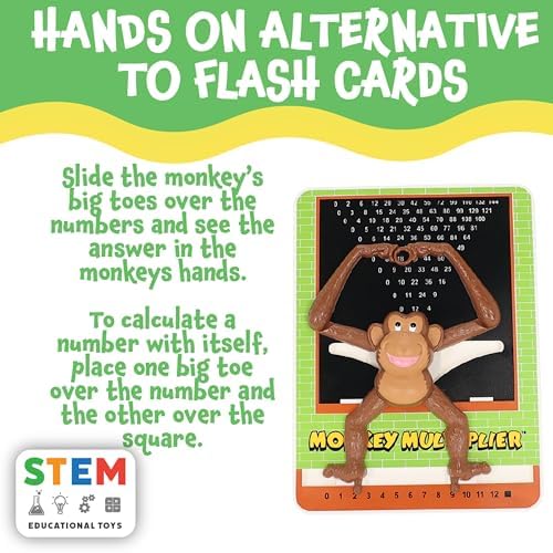 POPULAR PLAYTHINGS Monkey Multiplier Learning Toy, Hands-On Practice Tool - Image 6