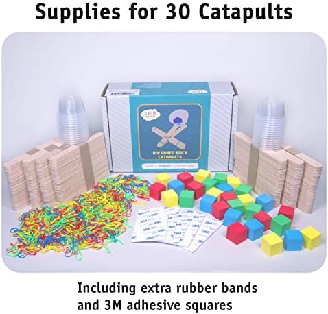 Catapult Kit for Kids, 30-Pack - Bulk STEM Kit for Classrooms, Ages 8+ - Image 2