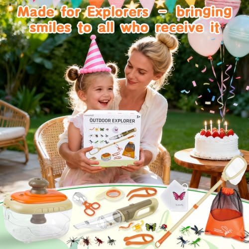 Bug Catcher for Kids, Bug Vacuum Catch & Release Toy Kit, Ages 3-12 - Image 6