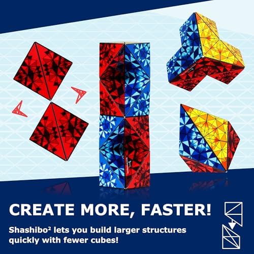 Shashibo ICOSA XL Magnetic Puzzle Toy, Stress Relief Fidget Toy - Image 6