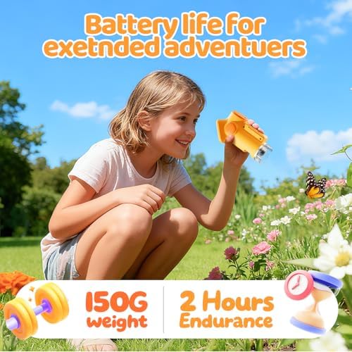 1600X Microscope for Kids, 2.0" Screen Toddler Toy, Yelllow - Image 6