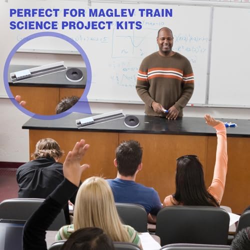Magnetic Levitation Train Kit Monopolar Magnetic Tape Track Board Wood - Image 5