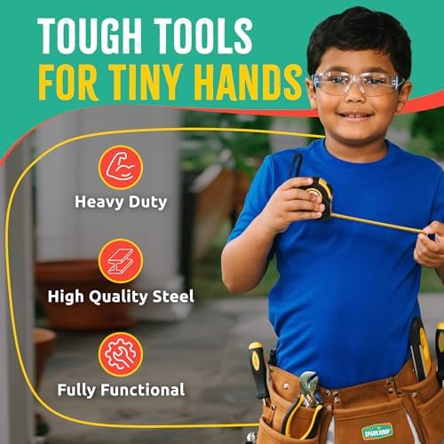 SparkJump Deluxe Kids Tool Set and DIY Wood Building Kits - Image 3