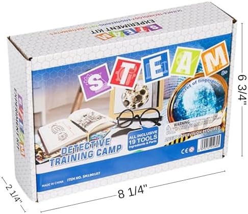 Fun Express Steam Detective Training Camp - Interactive Science & Mystery Kit for Kids - Fun-Filled Training Camp for Aspiring Young Detectives - Explore Science, Technology & Mystery - Image 5