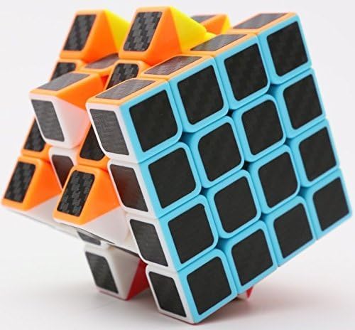 CFMOUR Original Speed Cube 4x4x4, Fast Magic Cube for Kids, Smooth Carbon Fiber Cubes, Puzzle Toys