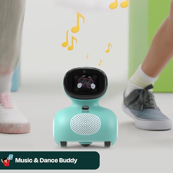 MIKO Mini: AI Robot for Kids with 30-Day Free Max | Voice-Interactive Play & STEAM Activities | Games, Stories & Dance | Child-Safe, Compact Gift for Boys & Girls Ages 5–10 | Blue