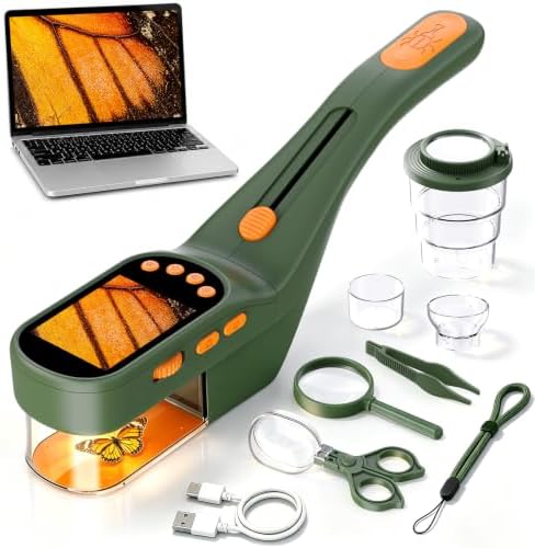 Ashfly Bug Catcher Kit for Kids, Handheld Microscope for Kids with Screen by Ashfly