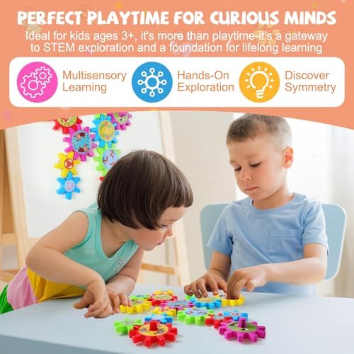 Relaxweex Magnetic Gears Interchangeable for Fridge,36 Pcs,Animal - Image 4