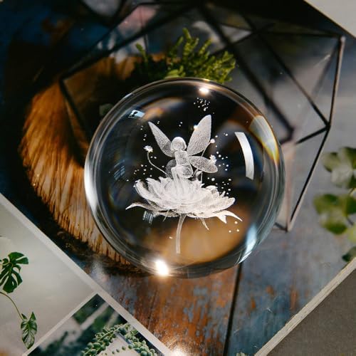 Fairy Gifts for Women 3D Fairy Crystal Ball Night Light - Image 4