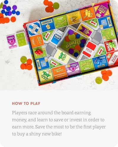 SimplyFun BankIt! - Money Game for Kids - Learn to Save, Spend, Donate, Earn Bank Interest and More - Game for Kids Ages 8 and Up, 1 to 4 Players - Image 5